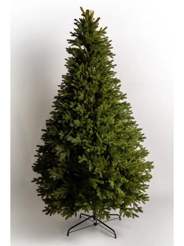 Brad Artificial Royal Alpine 270 cm QC465, 1450 Ramuri 2D + 3D PE, Circumferinta Bazei 170 cm